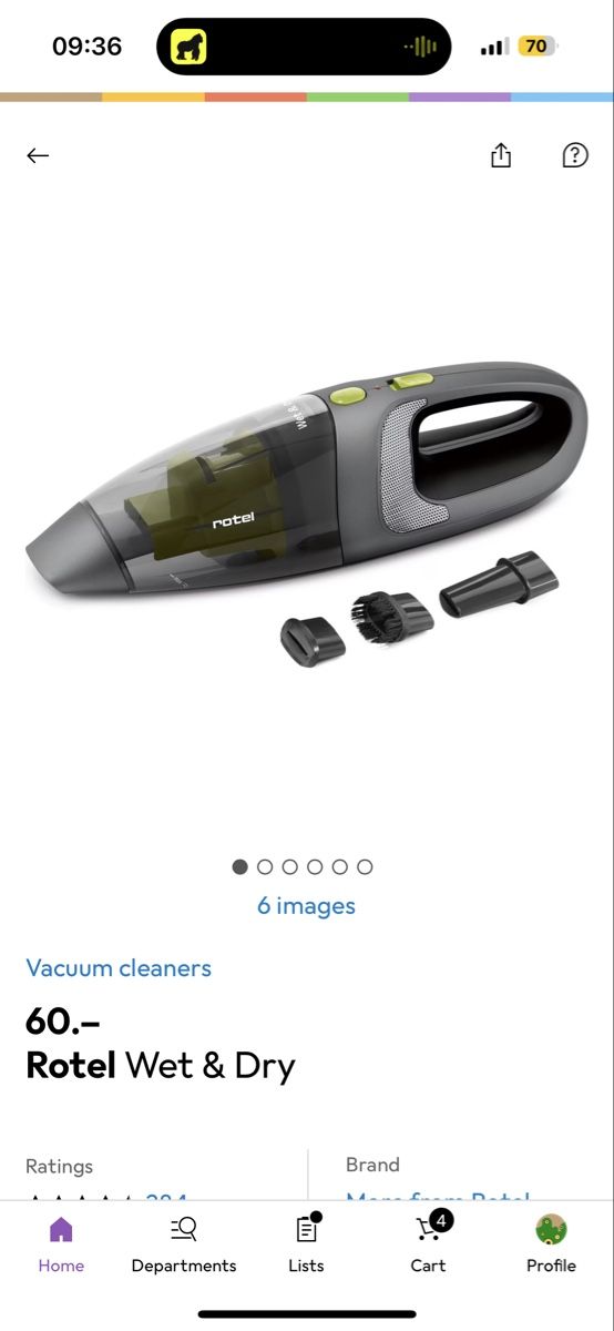 Rotel Aspirapolveri & Accessori: Vacuum wet&dry – Usato da Zürich venduto da jul_z5dl