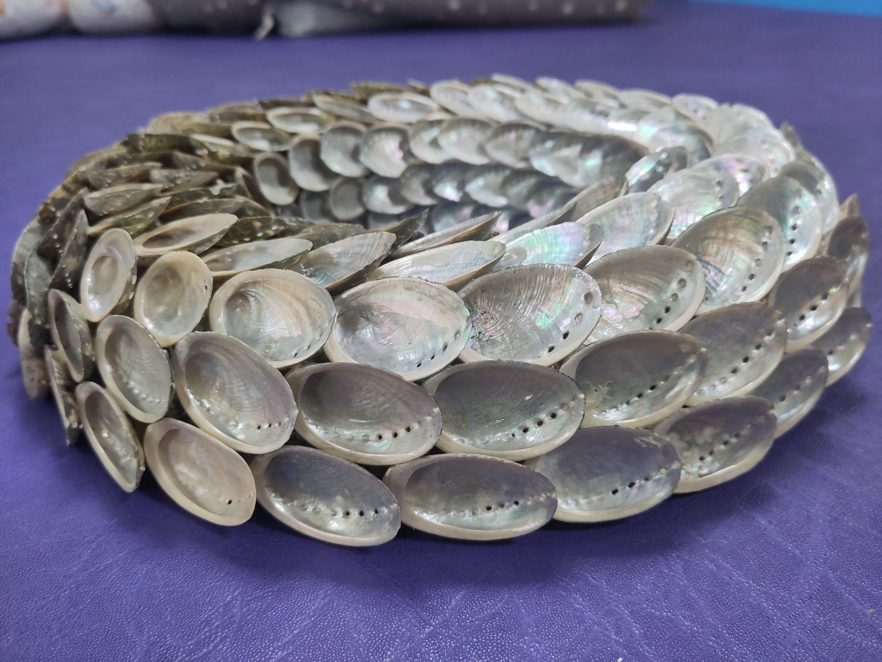 Tutte le decorazioni: Muschelkranz Deko 34cm Durchmesser – Usato da Studen SZ venduto da cith 4