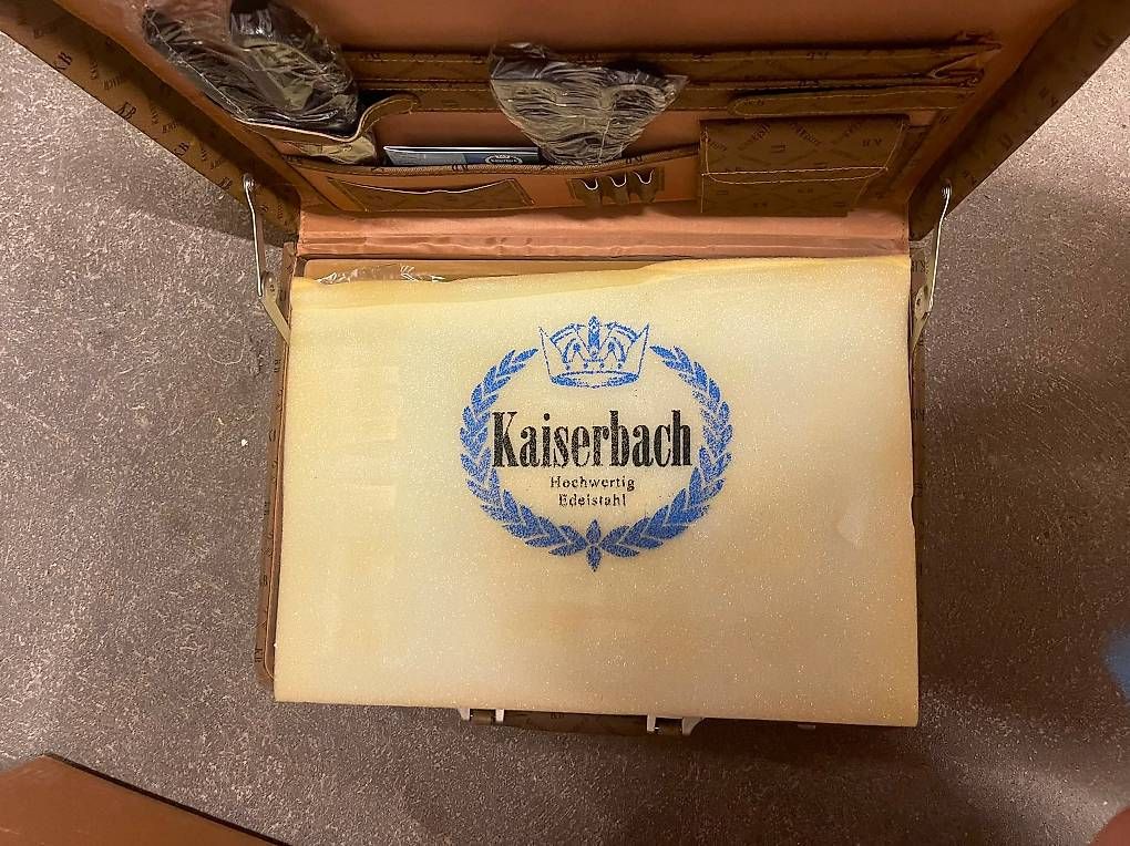 Baukästen: Kaiserbach set coltelli 24 pezzi NUOVO con valigetta – Neu und originalverpackt aus Vacallo von pat_tf7h 4