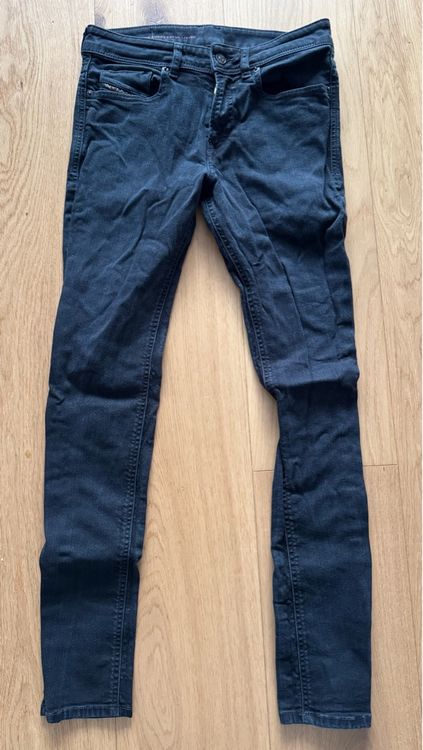 Jeans: Diesel Sleenker Jeans ! Gr. W28 L30 ! Schwarz ! Vintage ! – Usato da Zürich venduto da Lyiss