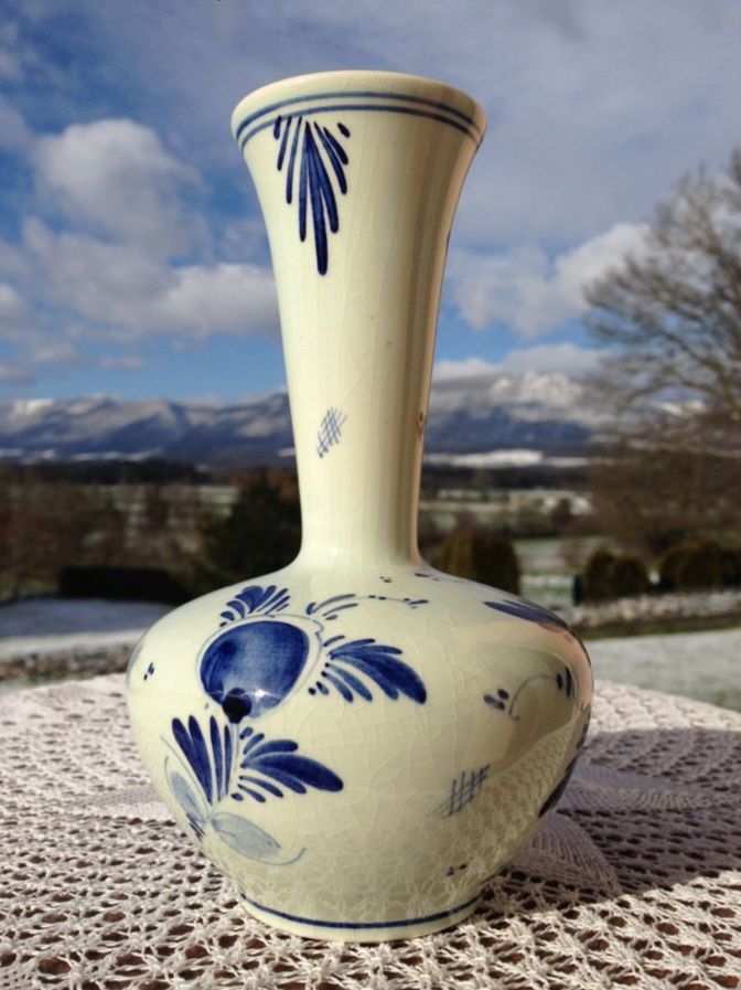 Vasen & Gefässe: DELFT  HOLLAND  BLUMENVASE  KERAMIK – Gebraucht aus Subingen von ArtBead 1