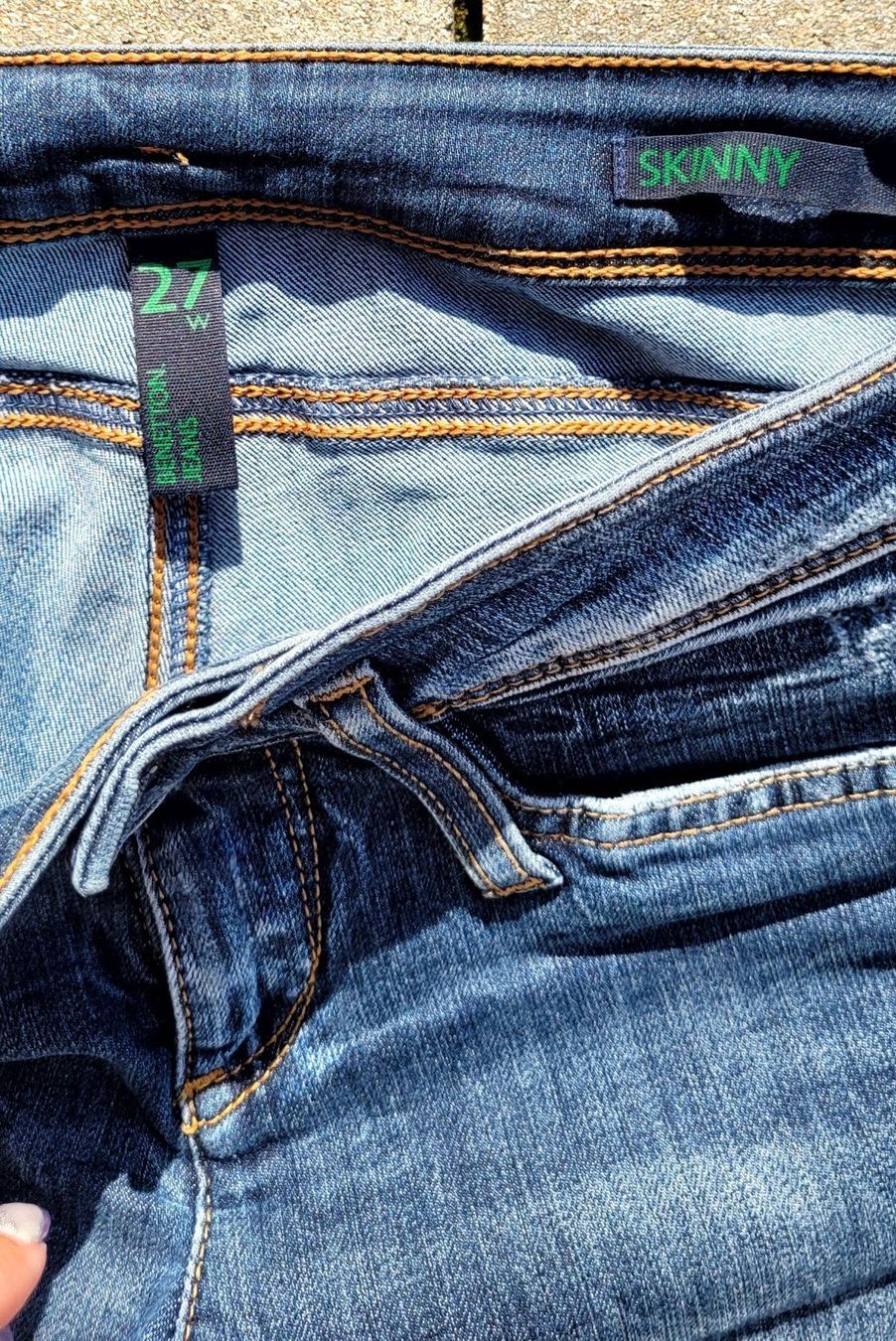 Benetton Jeans: Benetton Jeans Gr. 27 Skinny – Usato da Füllinsdorf venduto da Sunnebliemli7 2
