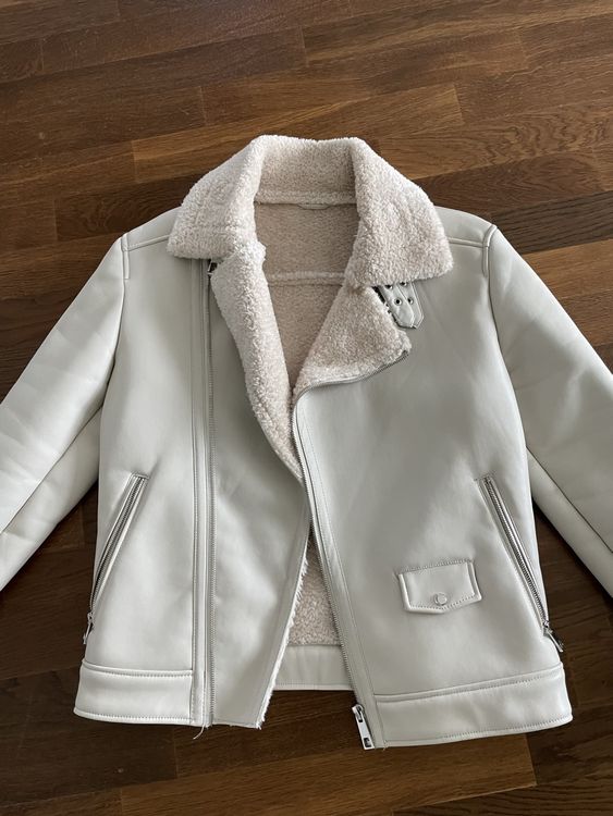 Doubleface Jacke Lederjacke Mit Fell Damen Zara Zara Winterjacke