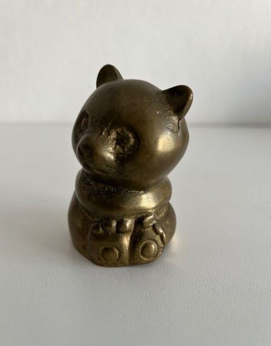 Statuette: Bärchen aus Messing – Usato da Genève venduto da lanimeli 1