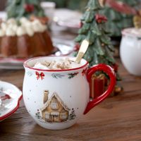 Chic Antique Tasse "Chalet de Noël"