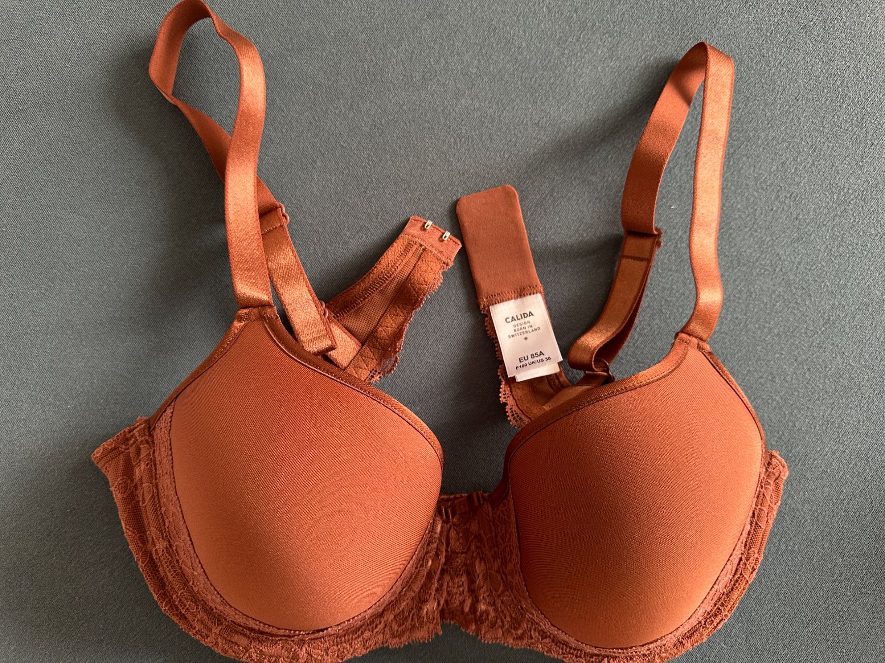 Calida Altra biancheria intima: Calida Sensual Secrets Spacer-BH mit Spitzen-Höschen – Nuovo (secondo la descrizione) da Burgdorf venduto da Luluk27 2