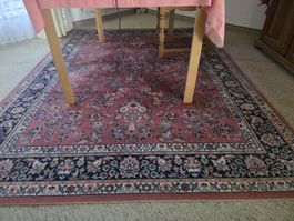 Teppich mit Muster Rotblau Vintage 