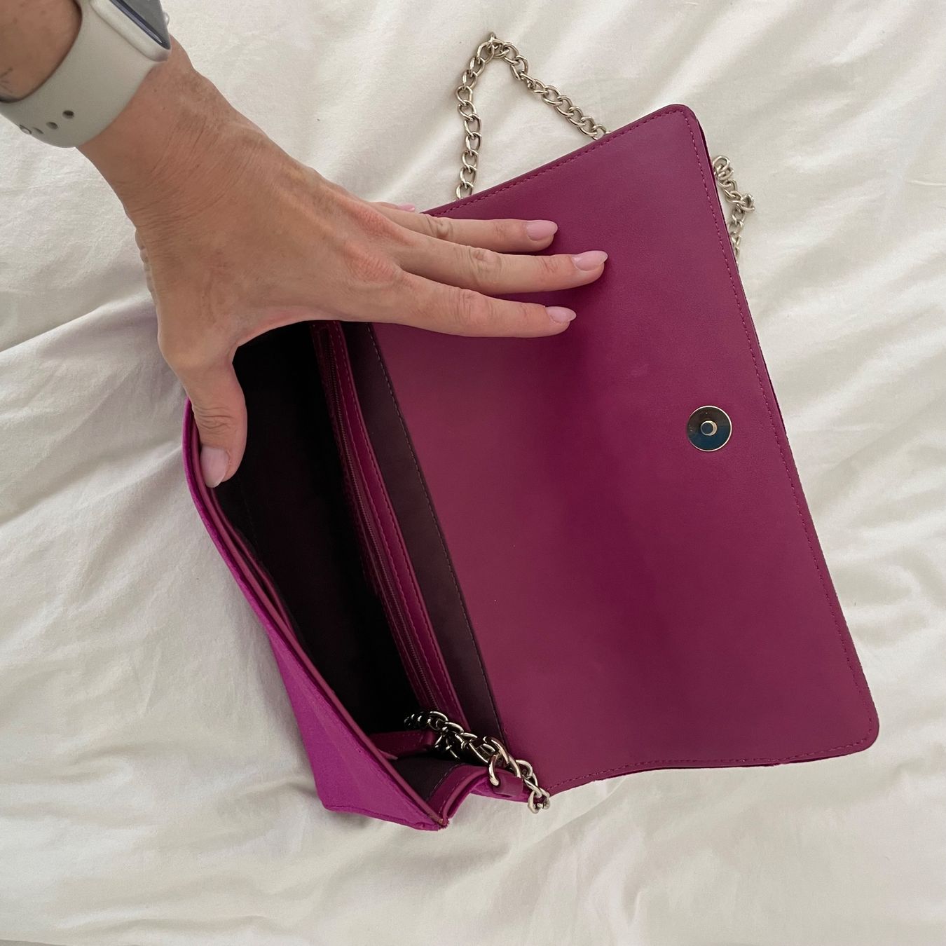 Valentino Taschen für Damen: Rosa Samt-Handtasche Valentino – Gebraucht aus Utzenstorf von beatrice.ch 4