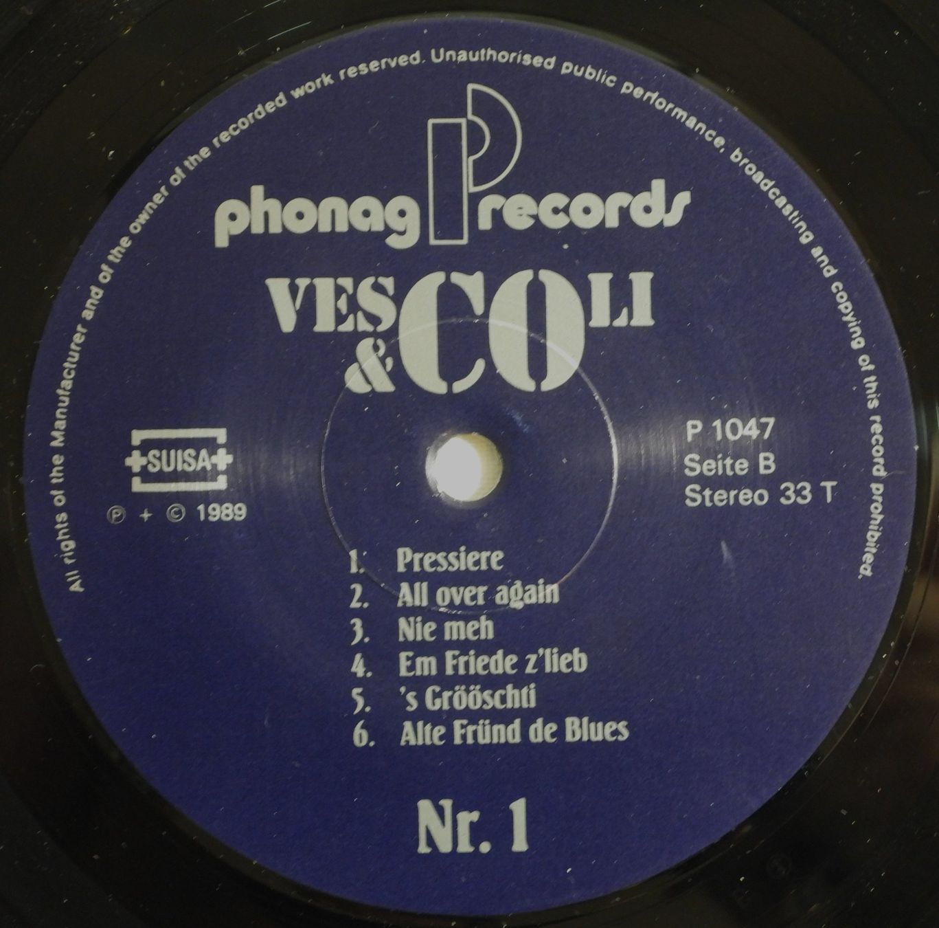 Vinyles: Vescoli & Co LP 1989 – D'occasion à Dübendorf par mar_85sd 3