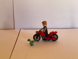 Lego Jurassic World Motorrad Figur Dino gebraucht Zustand