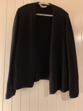 Cardigan noir t.38/40 more&more