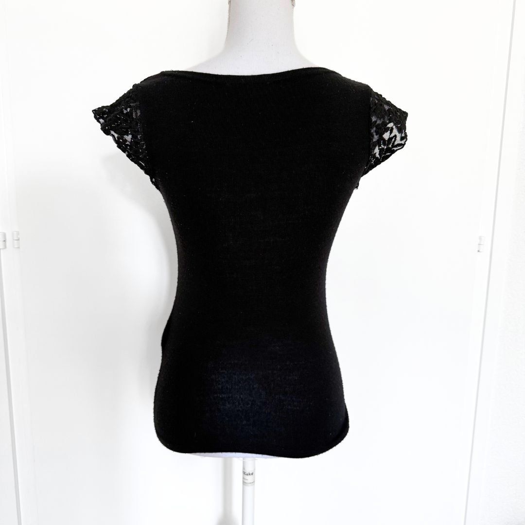 Morgan Tops: MORGAN Top Pull Noir - Taille S – D'occasion à Vevey par secondlifevevey 2