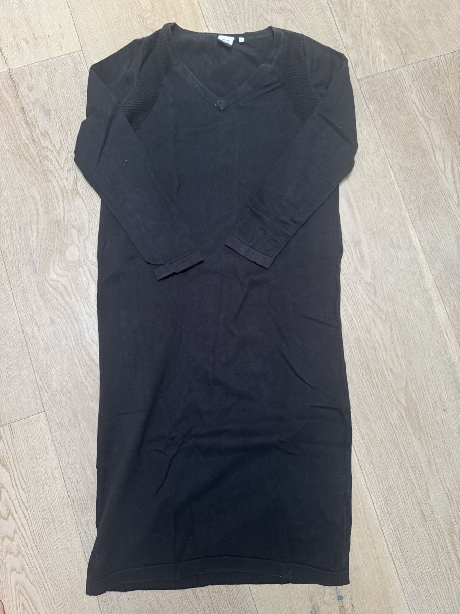 Kleider: Schwarzes Kleid von Object, Grösse L in schwarz – Gebraucht aus Winkel von Schorley