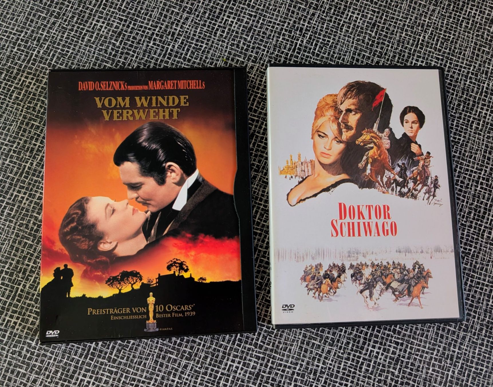 Tous les DVDs: DVDs: Vom Winde Verweht, Doktor Schiwago – D'occasion à Nänikon par Haexli_70