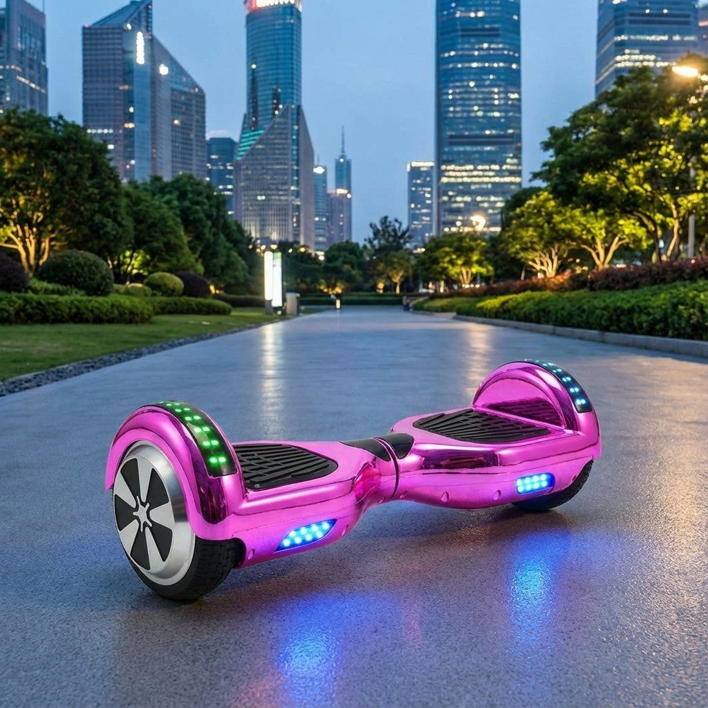 Hoverboard: Pinkes Hoverboard mit LED, Neu – Nuovo e nell'imballaggio originale da Ermatingen venduto da rik4rdo