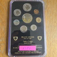 Schweizer Münzen Komplettsatz 1994 Stempelglanz Top..