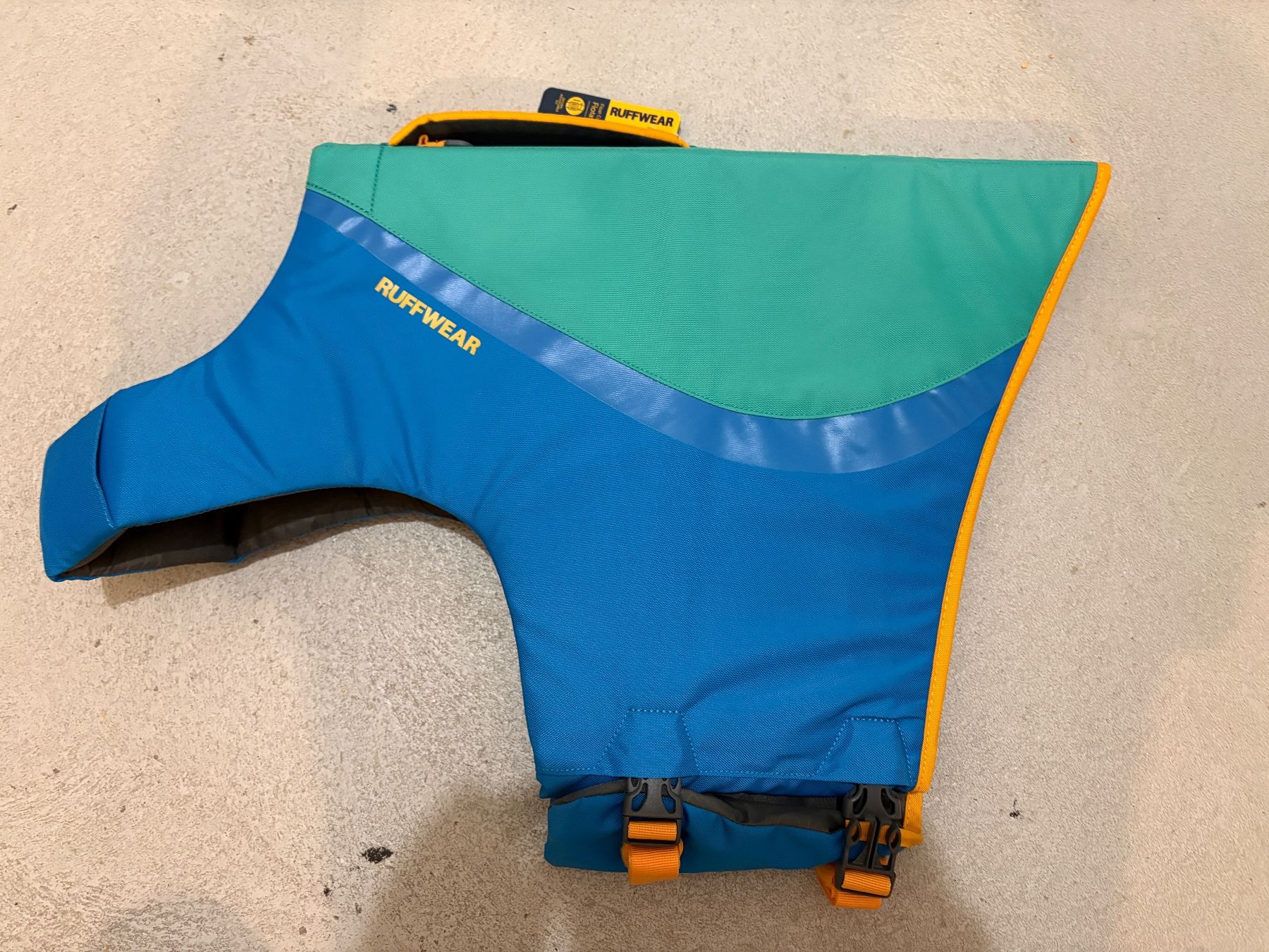 Ruffwear Schwimmwesten: Ruffwear Float Coat in Azure Teal XL – Neu (gemäss Beschreibung) aus Elgg von Jo_Naj