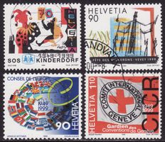 Satz SBK-Nr. 973-976 (Sondermarken 1999) gestempelt