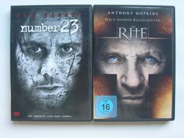 NUMBER 23 & THE RITE (das Ritual) 2 DVD THRILLER SET