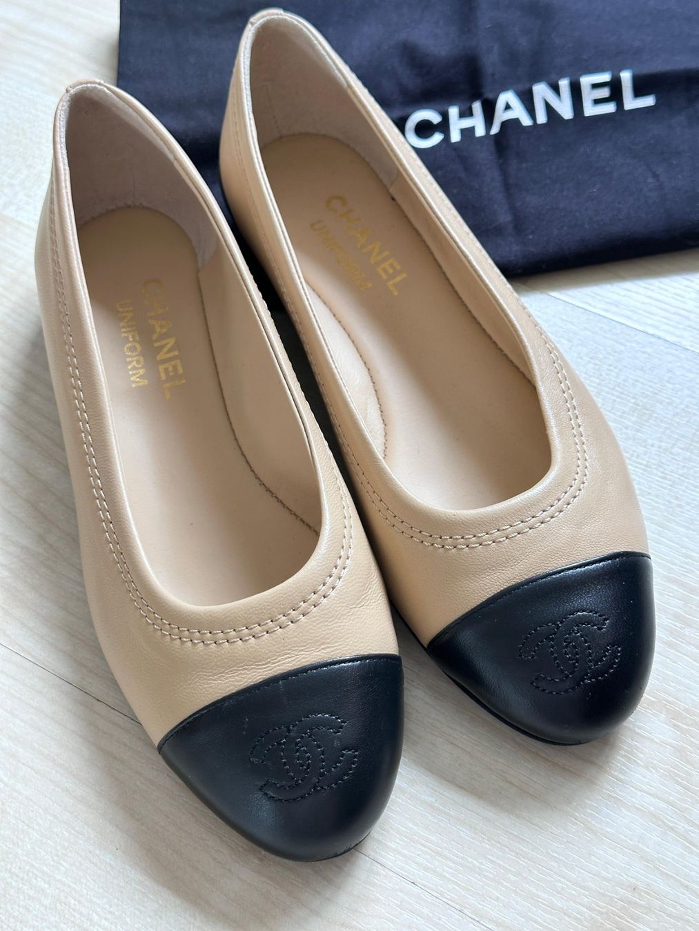 Chanel Damenschuhe: Chanel classic ballerina C cut 36.5 – Neu (gemäss Beschreibung) aus Baar von reijin90 1