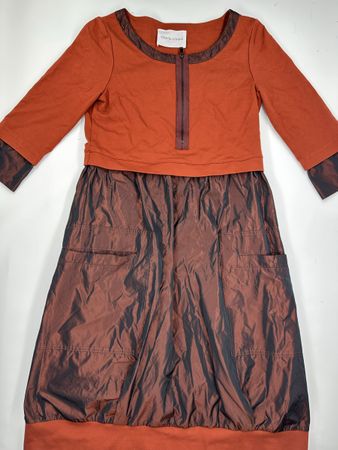 Vicario Cinque Kleid, terracotta/braun, Grösse M Top
