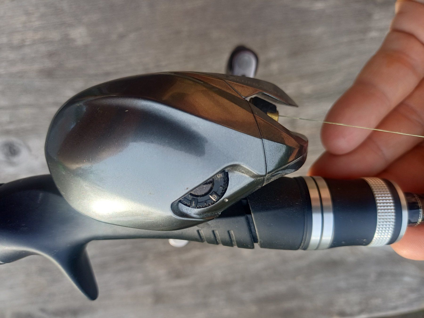 Shimano Canne da pesca: Schimano Aldebaran BFS XG mit Poison Adrena – Usato da Biel/Bienne venduto da LineTackle 1