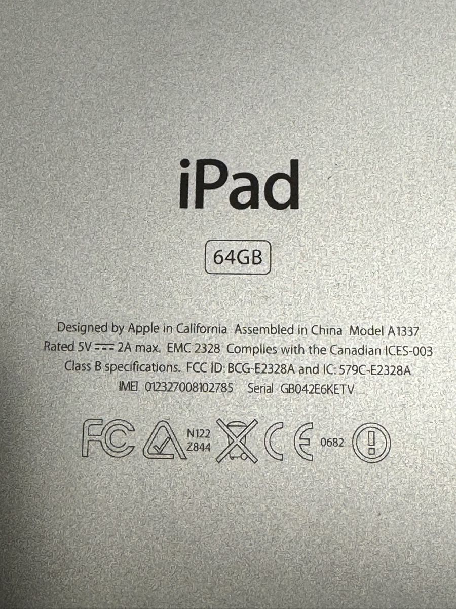 Apple Tablet PC: Ipad 1 gen. 64 GB zerlegt  – Difettoso da Schwerzenbach venduto da Cdl 3