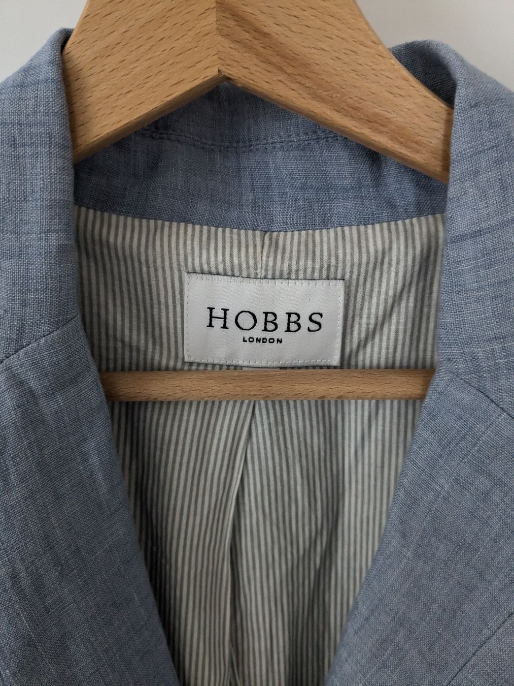 Hobbs Giacche: Hobbs Leinen Blazer hellblau Gr. 36 Sommerjacke – Usato da Rorschach venduto da olg_5qq2 2