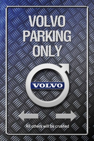 Insegne: Blechschild-VOLVO-PARKING ONLY – Nuovo e nell'imballaggio originale da Rupperswil venduto da big-one-sale