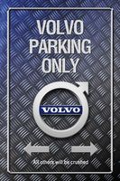 Blechschild-VOLVO-PARKING ONLY