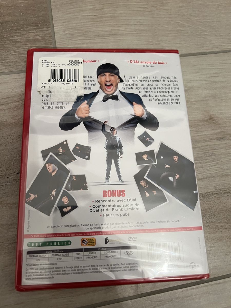 Tutti i DVDs: DVD Just Djal – Nuovo e nell'imballaggio originale da Burtigny venduto da dj1_8wjr 1