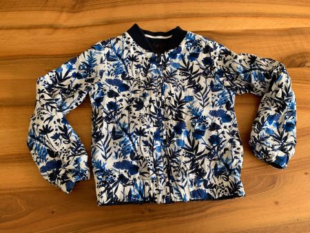 IKKS wunderschöne Kolibri Blouson Jacke wendebar Gr. 4a/104