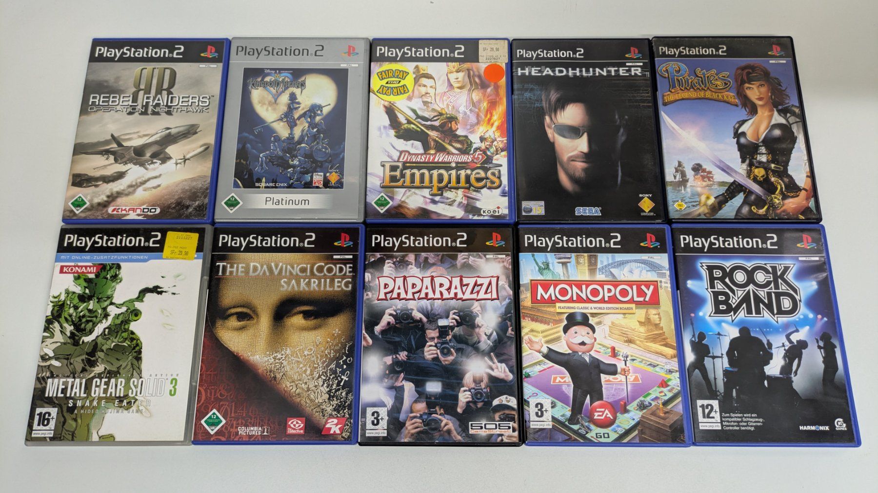 Giochi: 10 PlayStation 2 Games, PS2 Sammlung – Usato da Menziken venduto da mame18