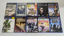 10 PlayStation 2 Games, PS2 Sammlung