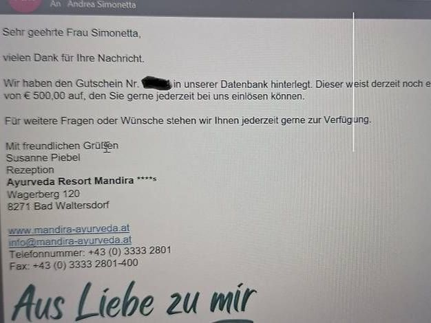 Buoni: Wellnessgutschein in Steiermark – Nuovo (secondo la descrizione) da Frauenfeld venduto da Andmirraf 1