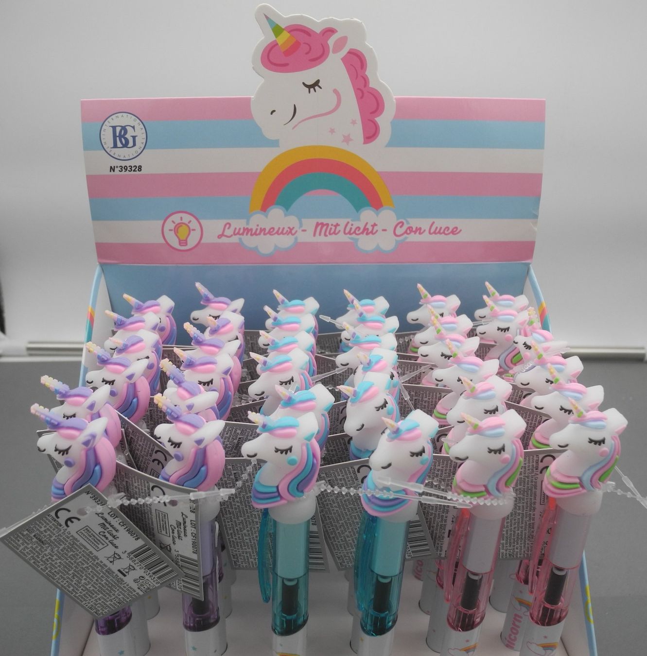 Penna & Evidenziatori: 36 Stk. Leuchtkugelschreiber "Einhorn", Nr. 12a – Nuovo e nell'imballaggio originale da Kottwil venduto da Crazyrolf 1