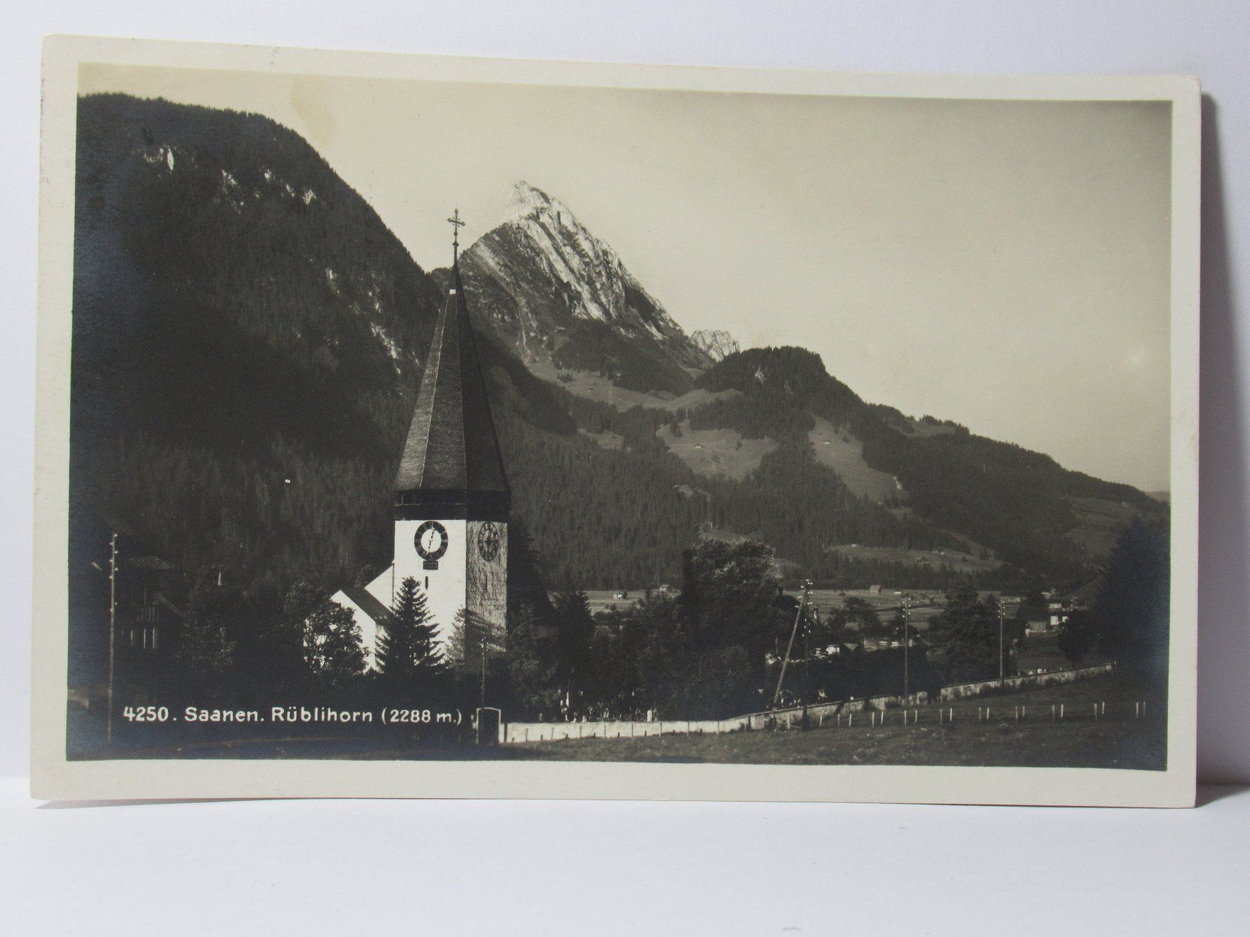 Cartoline postali: Saarnen , Rüblihorn , Kirche 1929 – Usato da Grenchen venduto da Bluemchen1900 1