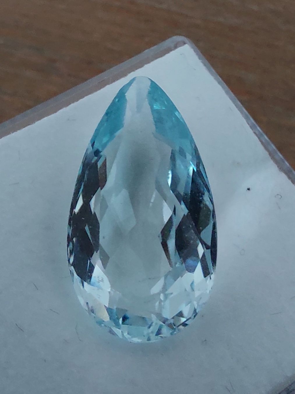 Pietre preziose: Aquamarin-Tropfen – Nuovo (secondo la descrizione) da Klingnau venduto da Tamina5