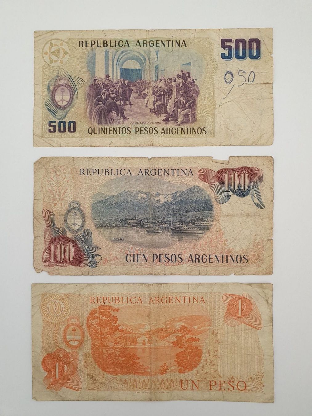 Banconote: Banknoten aus Argentinien – Usato da Pravidondaz venduto da LVtik 2