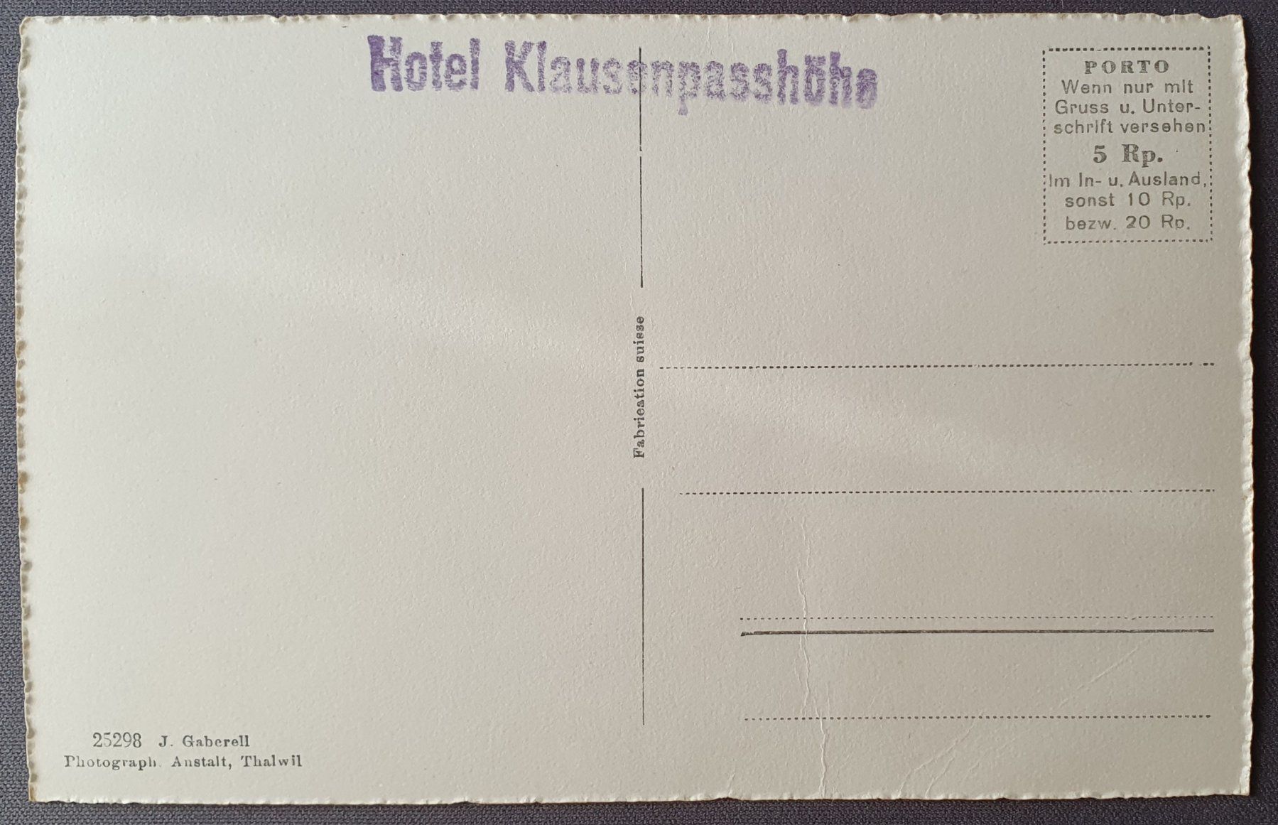 Cartoline postali: Klausenpass - Postauto mit Scheerhorn – Usato da Kreuzlingen venduto da Rschweiz1 1