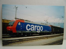 Foto SBB Cargo 482 002-3 Rarität Buchs 7/2002 10 cm x 15cm