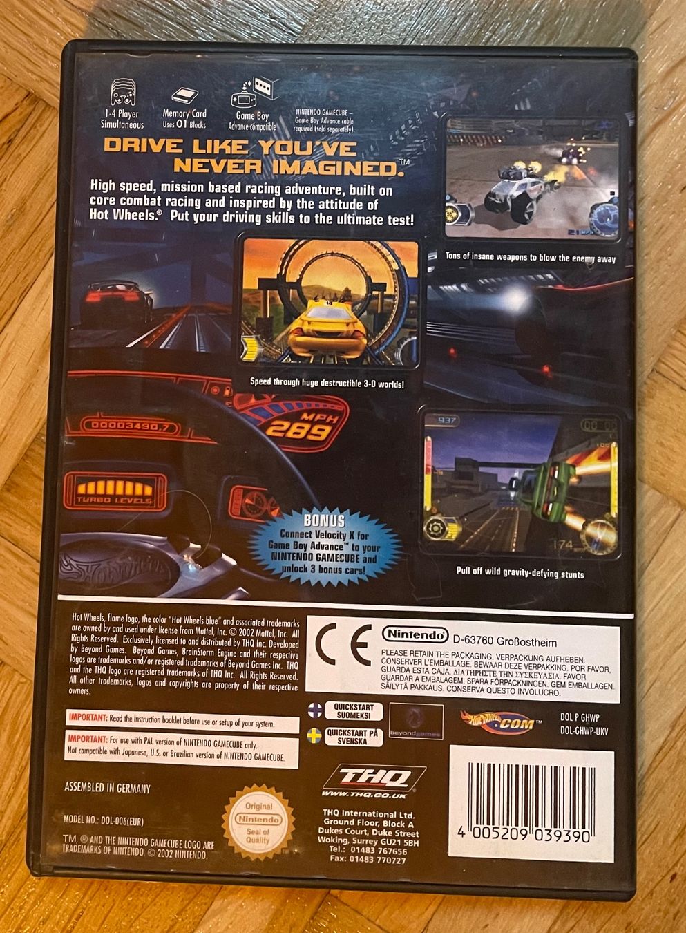 Nintendo Giochi: HotWheels Velocity X gamecube pal – Usato da Perly venduto da CMartin 1