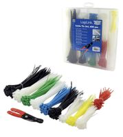 LogiLink Kabelbinder Set, 600 Stück inkl Abisolierzange, NEU