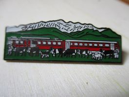 Lok Zug Bahn Kuh Kühe Pin