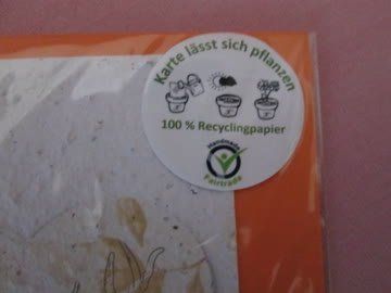 Cartoline: „Growing Paper" Grusskarte – Nuovo e nell'imballaggio originale da Neuchâtel venduto da Dualseele 3