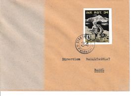 Soldatenmarken N° 447/2 Füs Bat.79 sur enveloppe  Inf.Rgt.34