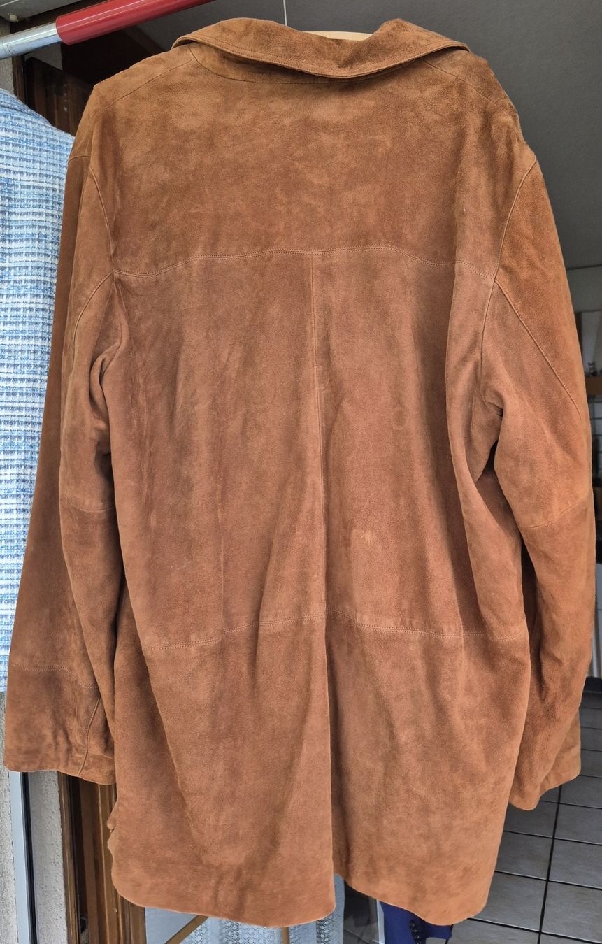 Manteaux: Wildlederjacke braun, echtes Leder Gr. 47 – Neuf (Voir description) à Schmitten FR par Sam2525 2