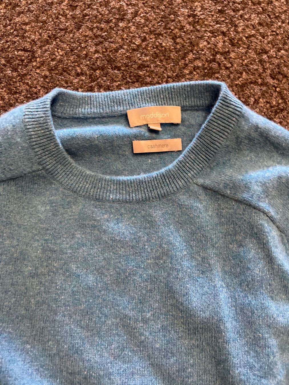 Maddison Maglioni & Felpe: Maddison 100% Cashmere Pullover, Hellblau, Grösse S – Usato da Thun venduto da BanjoDan 1