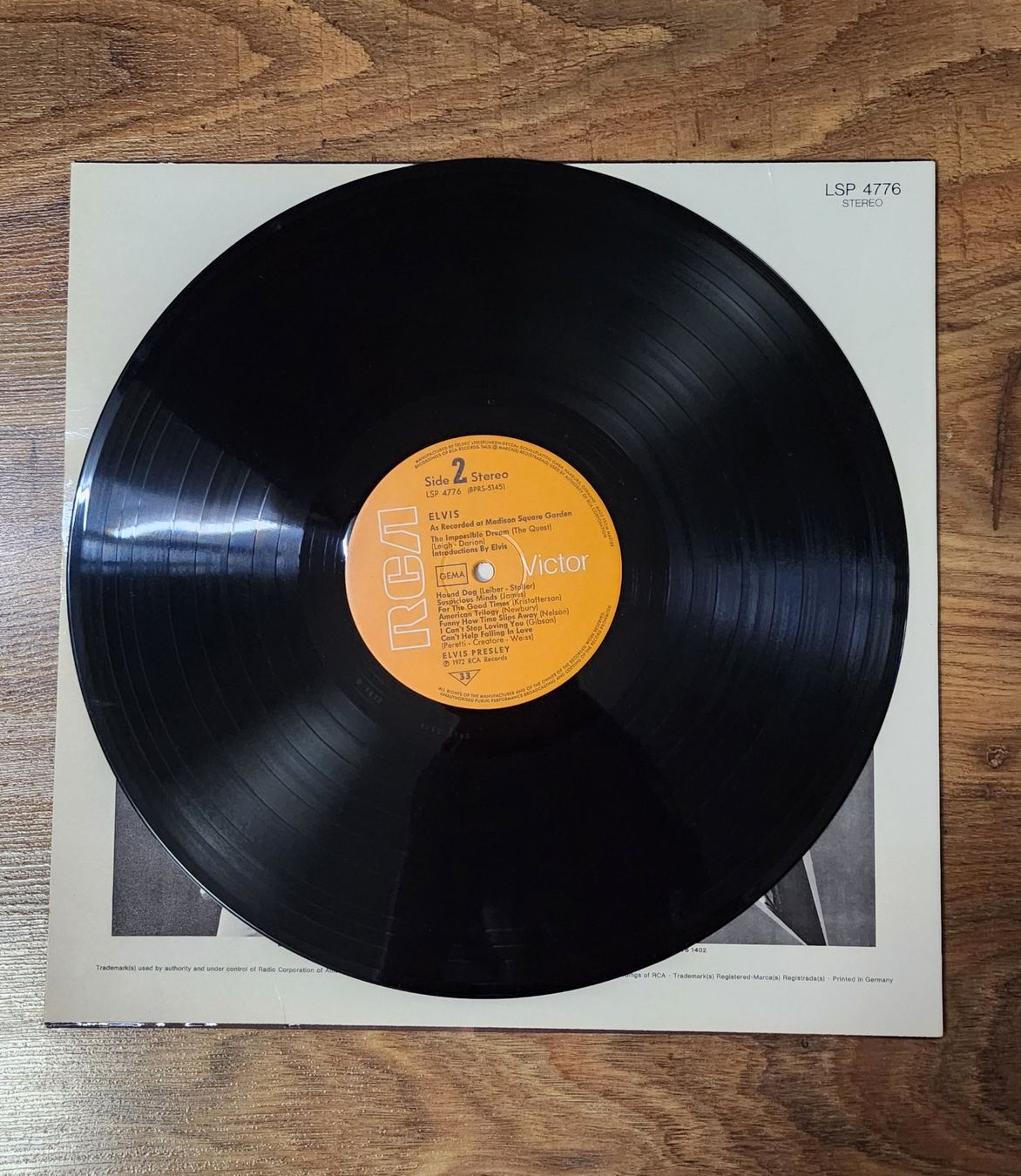 Schallplatten: Elvis as recorded at Madison Square Garden – Gebraucht aus St. Margrethen SG von  3