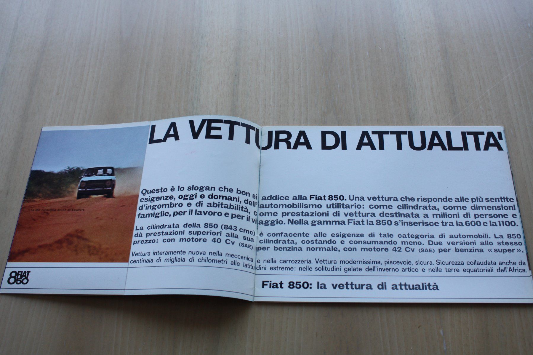 Fiat Dokumente: Fiat 850 Prospekt 1965 – Gebraucht aus Wikon von erwin400 1